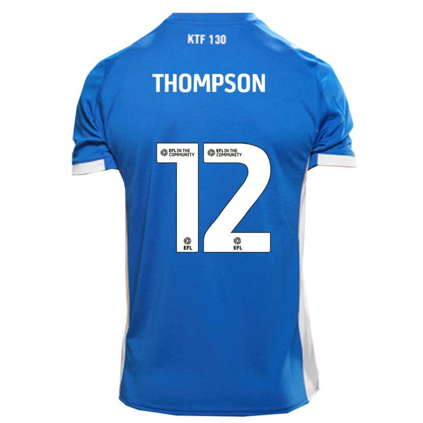 Danxen Herren Jaheim Thompson #12 Blau Weiß Heimtrikot Trikot 2025/26 T-Shirt