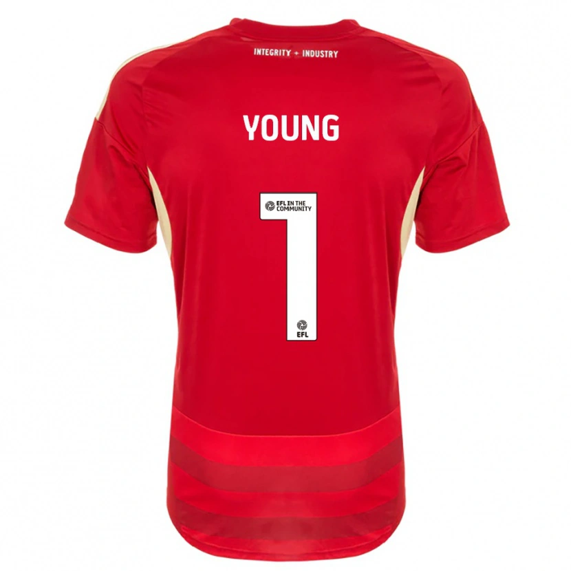 Danxen Herren Matthew Young #1 Rot Weiß Heimtrikot Trikot 2025/26 T-Shirt
