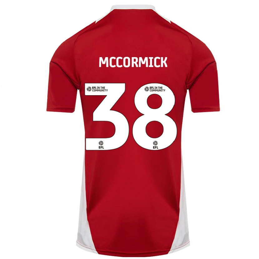 Danxen Herren Antony Mccormick #38 Rot Weiß Gold Heimtrikot Trikot 2025/26 T-Shirt