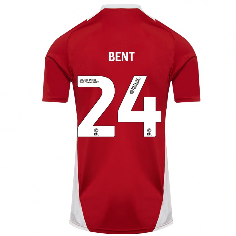 Danxen Herren Steph Bent #24 Rot Weiß Gold Heimtrikot Trikot 2025/26 T-Shirt