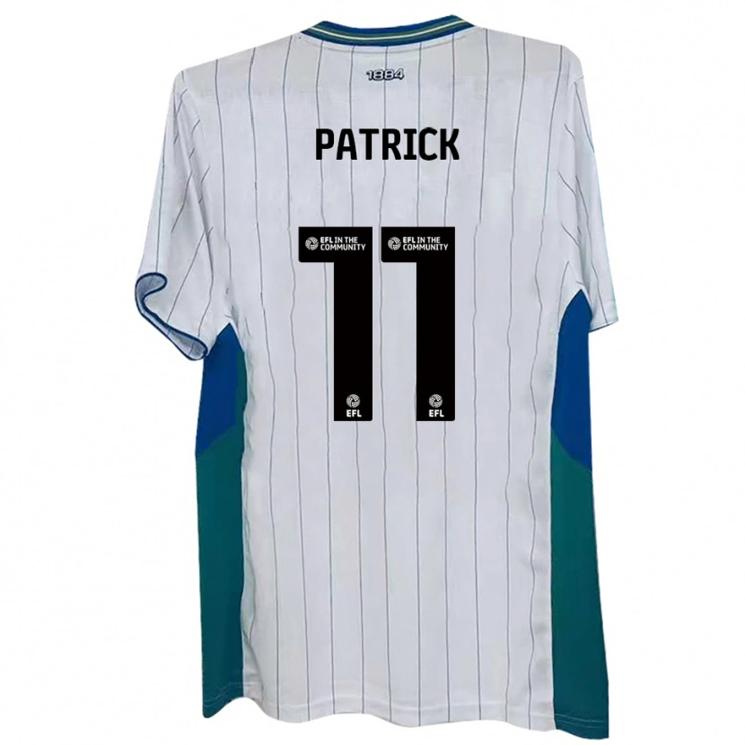 Danxen Herren Omari Patrick #11 Weiß Grün Blau Heimtrikot Trikot 2025/26 T-Shirt