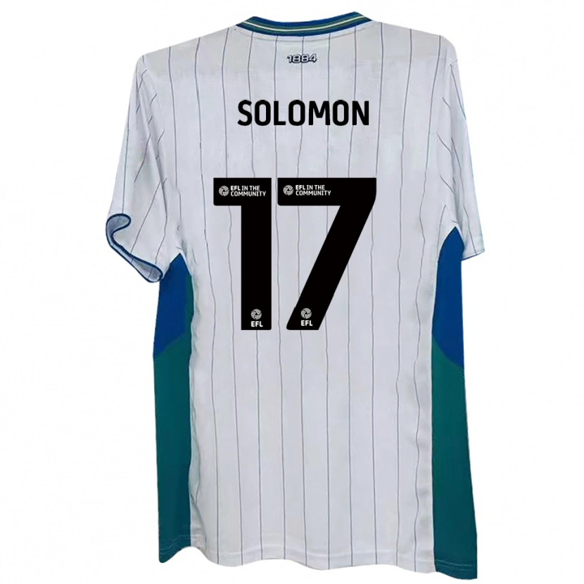 Danxen Herren Sol Solomon #17 Weiß Grün Blau Heimtrikot Trikot 2025/26 T-Shirt