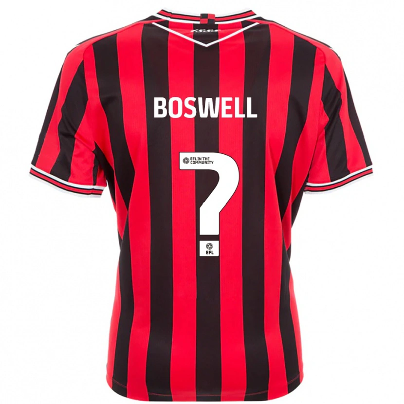 Danxen Herren Lucy Boswell #0 Rot Schwarz Heimtrikot Trikot 2025/26 T-Shirt