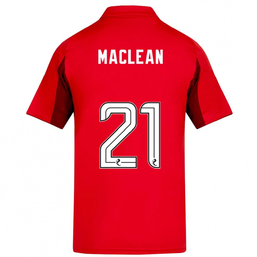 Danxen Herren Miriam Maclean #21 Rot Burgunderrot Heimtrikot Trikot 2025/26 T-Shirt