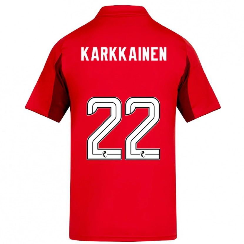 Danxen Herren Elena Kärkkäinen #22 Rot Burgunderrot Heimtrikot Trikot 2025/26 T-Shirt