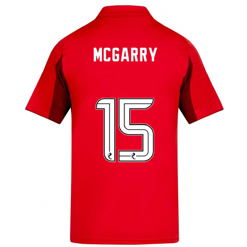 Danxen Herren James Mcgarry #15 Rot Burgunderrot Heimtrikot Trikot 2025/26 T-Shirt
