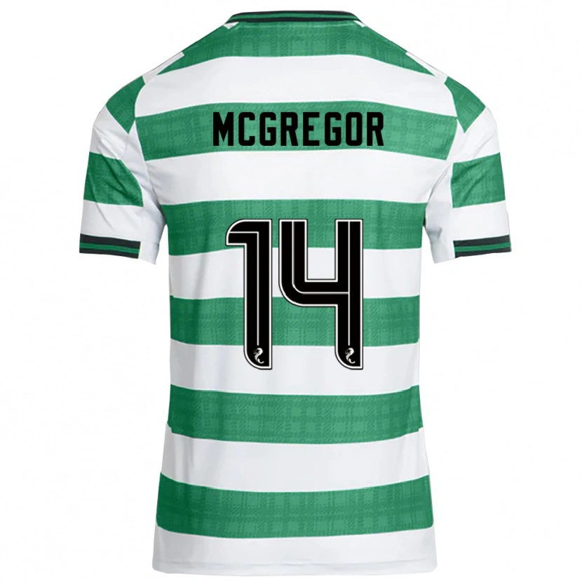 Danxen Herren Shannon Mcgregor #14 Grün Weiß Heimtrikot Trikot 2025/26 T-Shirt