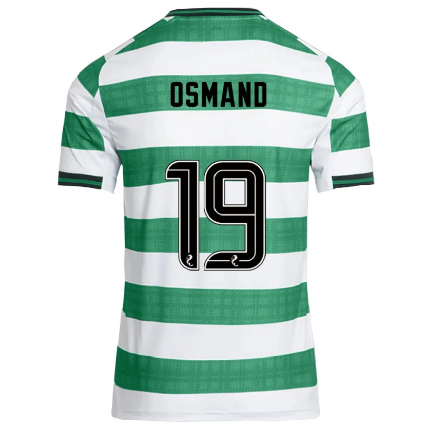 Danxen Herren Callum Osmand #19 Grün Weiß Heimtrikot Trikot 2025/26 T-Shirt