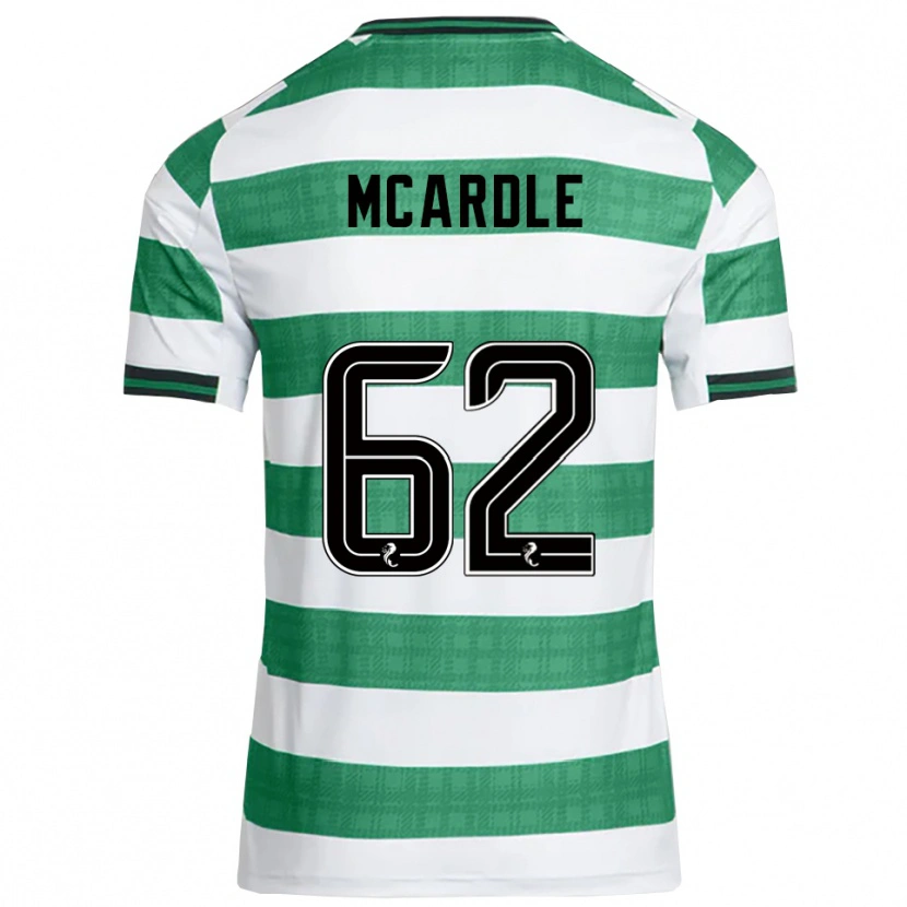 Danxen Herren Sean Mcardle #62 Grün Weiß Heimtrikot Trikot 2025/26 T-Shirt