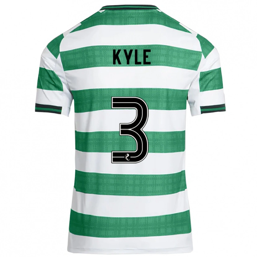 Danxen Herren Andrew Kyle #3 Grün Weiß Heimtrikot Trikot 2025/26 T-Shirt