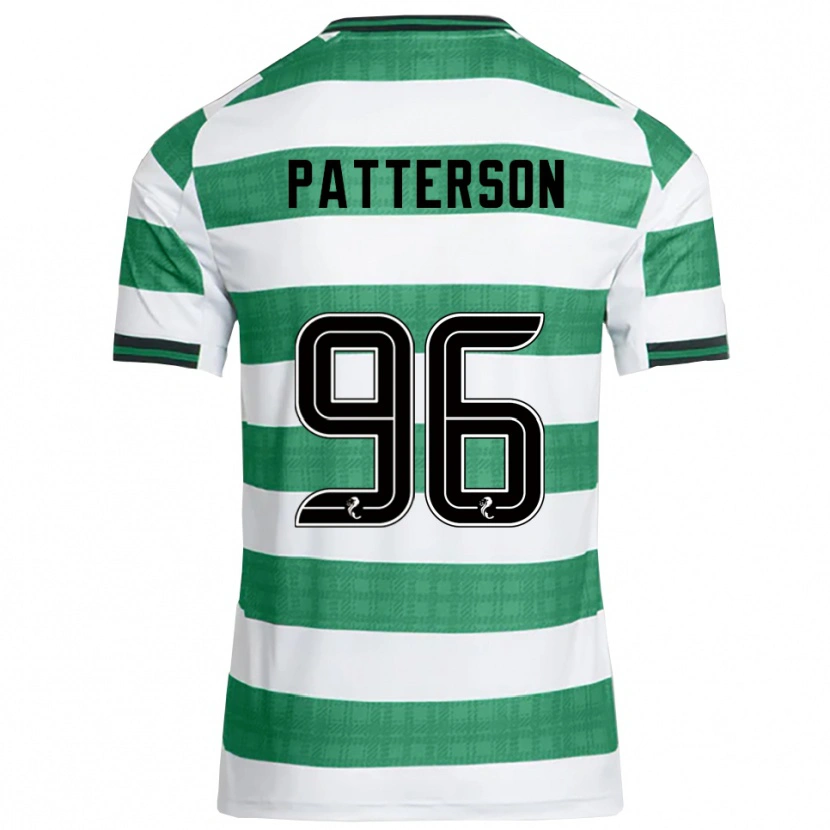 Danxen Herren Cameron Patterson #96 Grün Weiß Heimtrikot Trikot 2025/26 T-Shirt