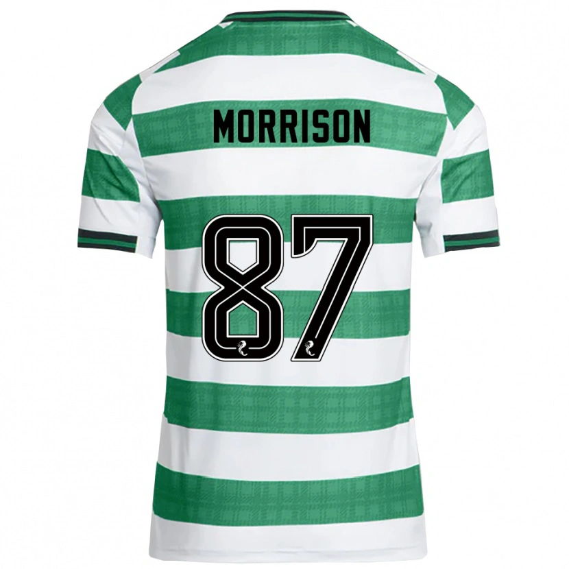 Danxen Herren Joe Morrison #87 Grün Weiß Heimtrikot Trikot 2025/26 T-Shirt
