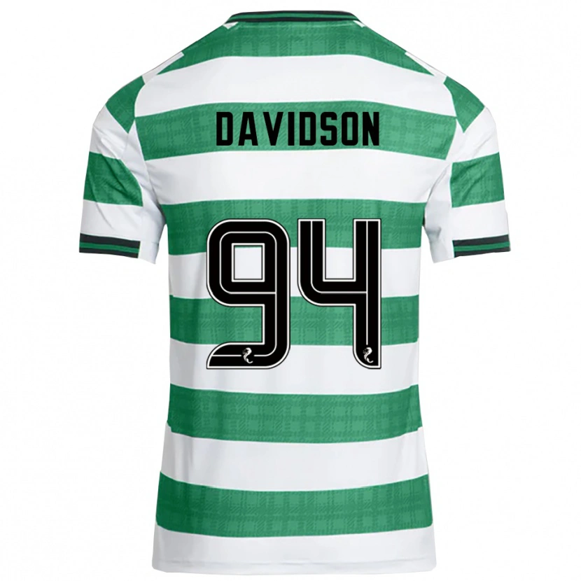 Danxen Herren Bruno Davidson #94 Grün Weiß Heimtrikot Trikot 2025/26 T-Shirt