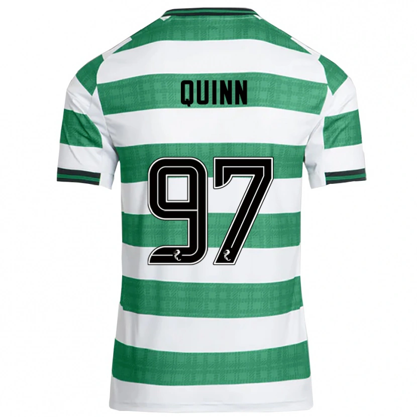 Danxen Herren Ben Quinn #97 Grün Weiß Heimtrikot Trikot 2025/26 T-Shirt
