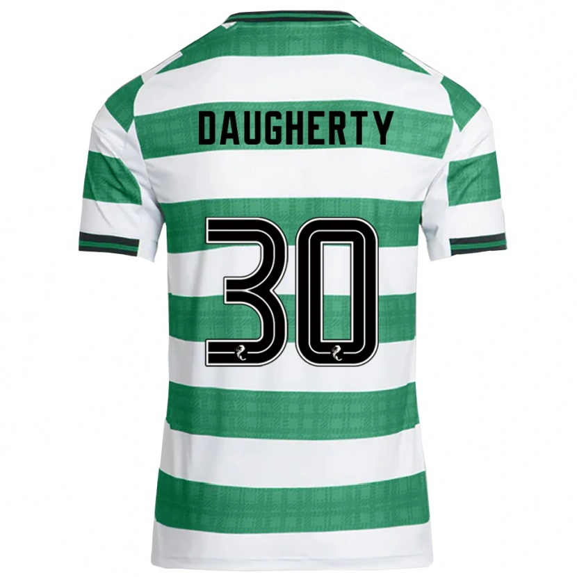 Danxen Herren Kelsey Daugherty #30 Grün Weiß Heimtrikot Trikot 2025/26 T-Shirt