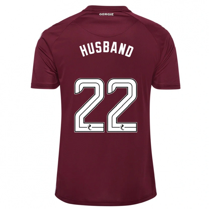 Danxen Herren Jessica Husband #22 Burgunderrot Weiß Heimtrikot Trikot 2025/26 T-Shirt