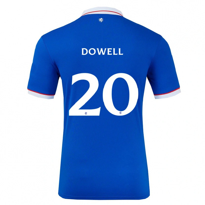 Danxen Herren Kieran Dowell #20 Blau Weiß Heimtrikot Trikot 2025/26 T-Shirt