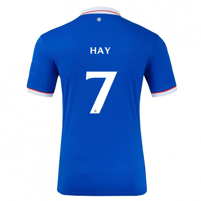 Danxen Herren Brogan Hay #7 Blau Weiß Heimtrikot Trikot 2025/26 T-Shirt
