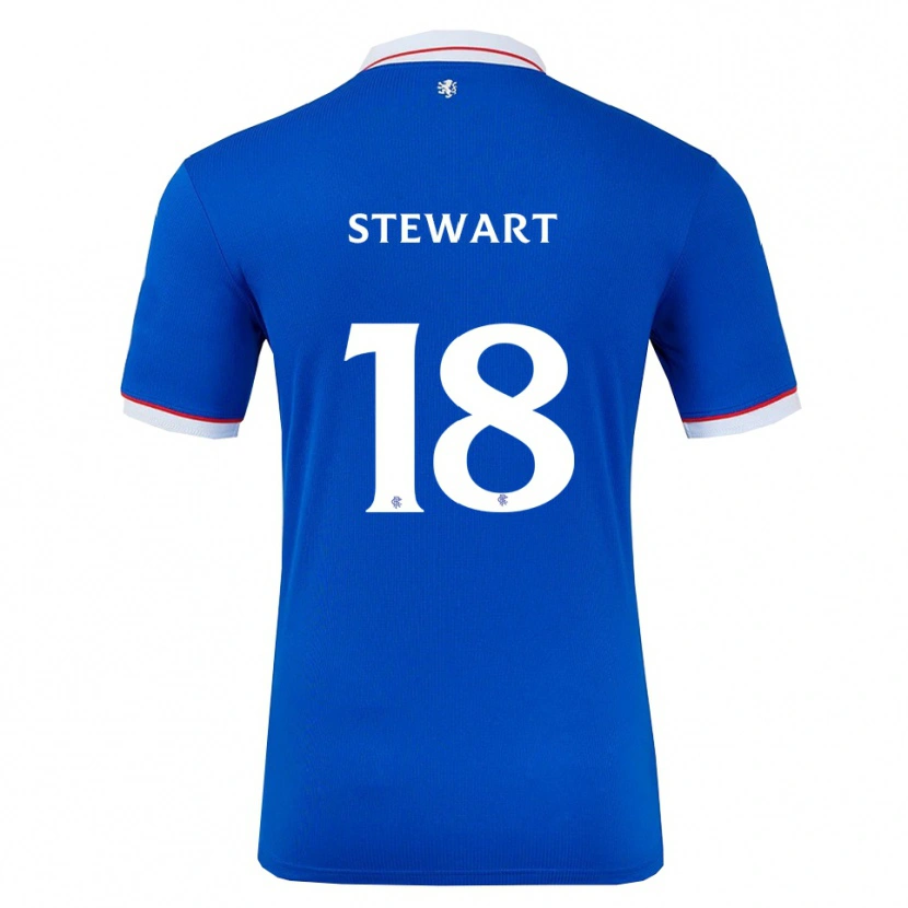 Danxen Herren Lewis Stewart #18 Blau Weiß Heimtrikot Trikot 2025/26 T-Shirt