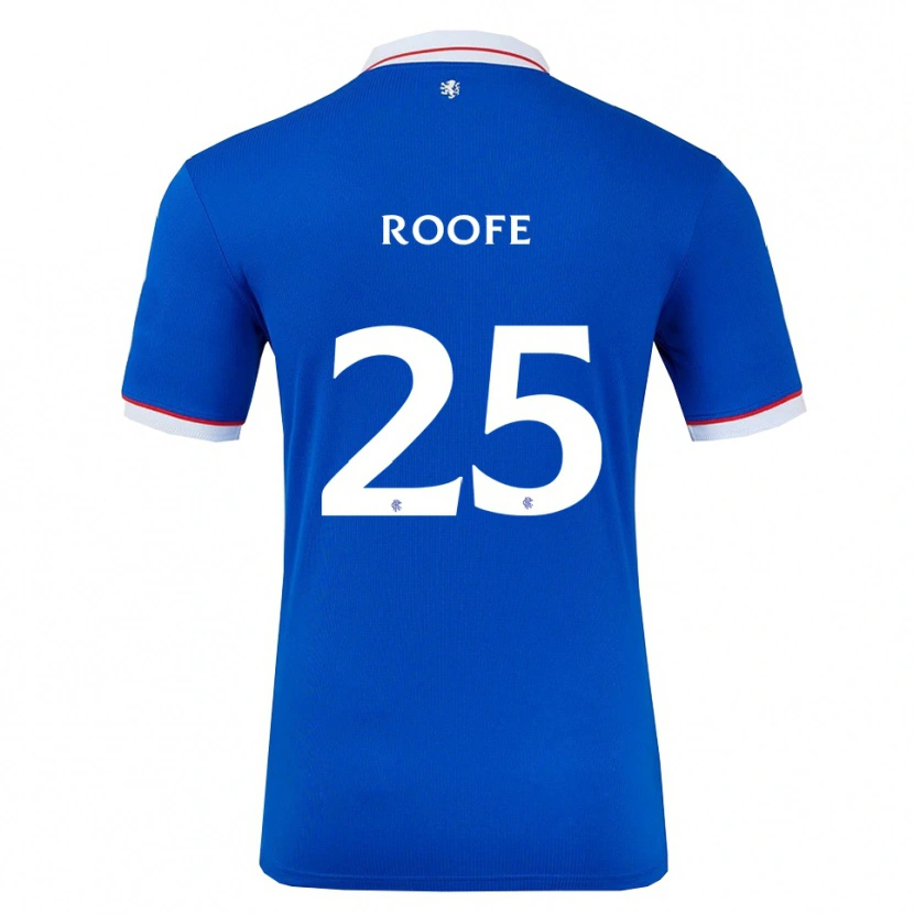 Danxen Herren Kemar Roofe #25 Blau Weiß Heimtrikot Trikot 2025/26 T-Shirt