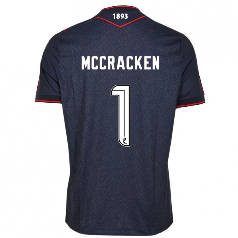 Danxen Herren Jon Mccracken #1 Marine Weiß Heimtrikot Trikot 2025/26 T-Shirt