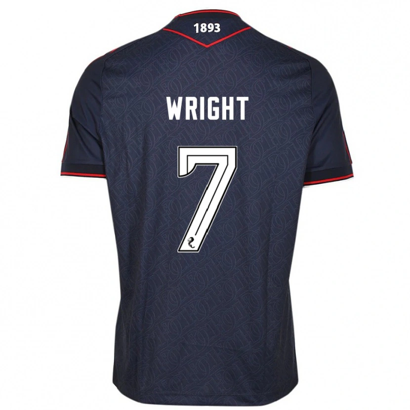 Danxen Herren Drey Wright #7 Marine Weiß Heimtrikot Trikot 2025/26 T-Shirt