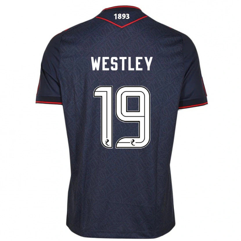 Danxen Herren Joe Westley #19 Marine Weiß Heimtrikot Trikot 2025/26 T-Shirt
