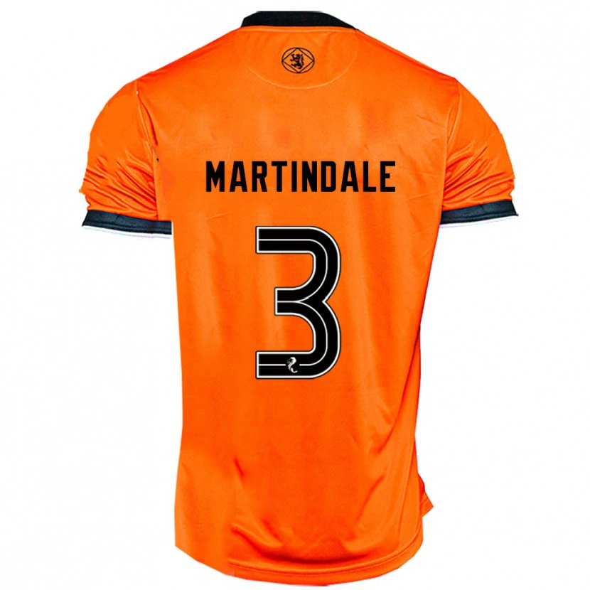 Danxen Herren Amilie Martindale #3 Orange Schwarz Heimtrikot Trikot 2025/26 T-Shirt
