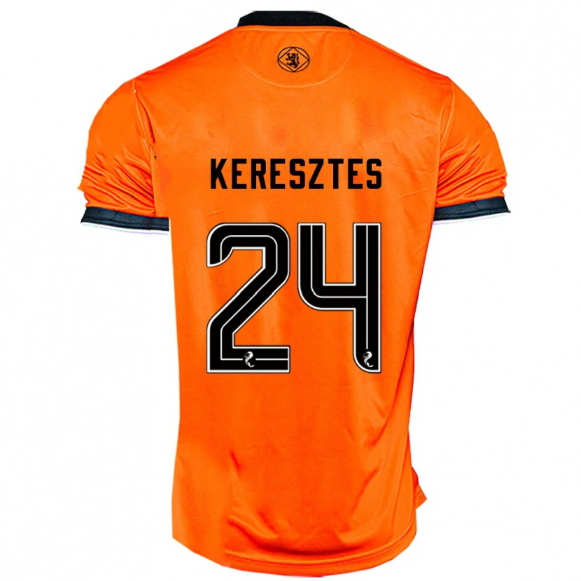 Danxen Herren Krisztián Keresztes #24 Orange Schwarz Heimtrikot Trikot 2025/26 T-Shirt