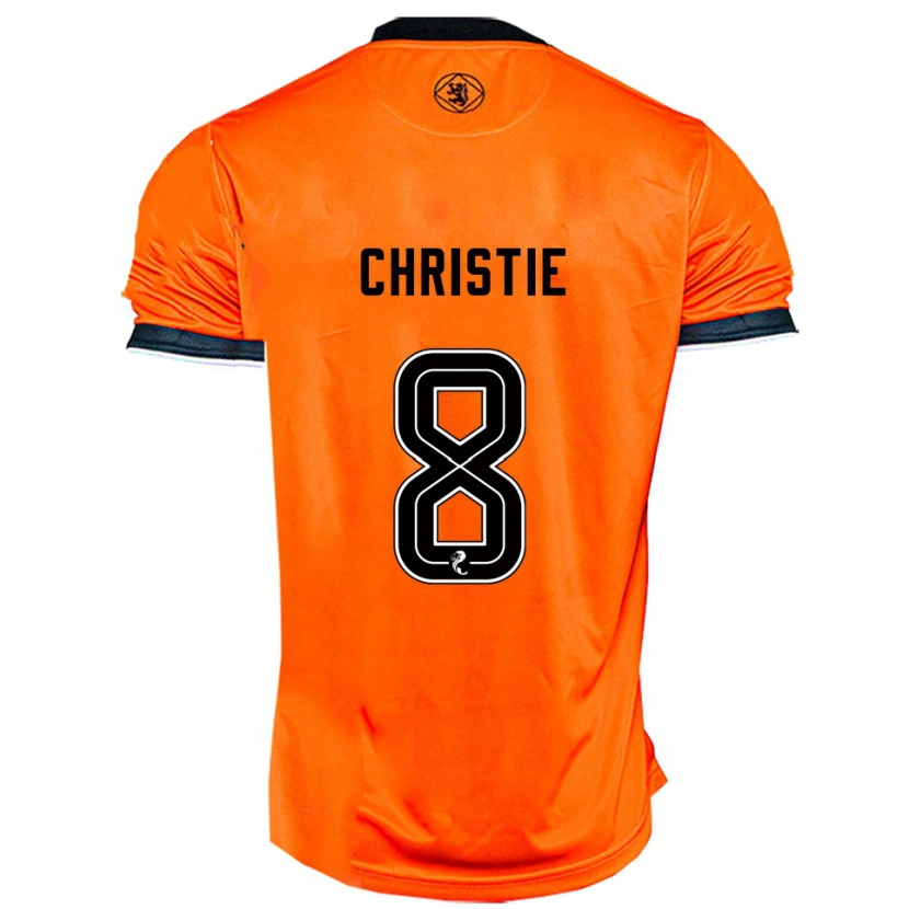 Danxen Herren Summer Christie #8 Orange Schwarz Heimtrikot Trikot 2025/26 T-Shirt