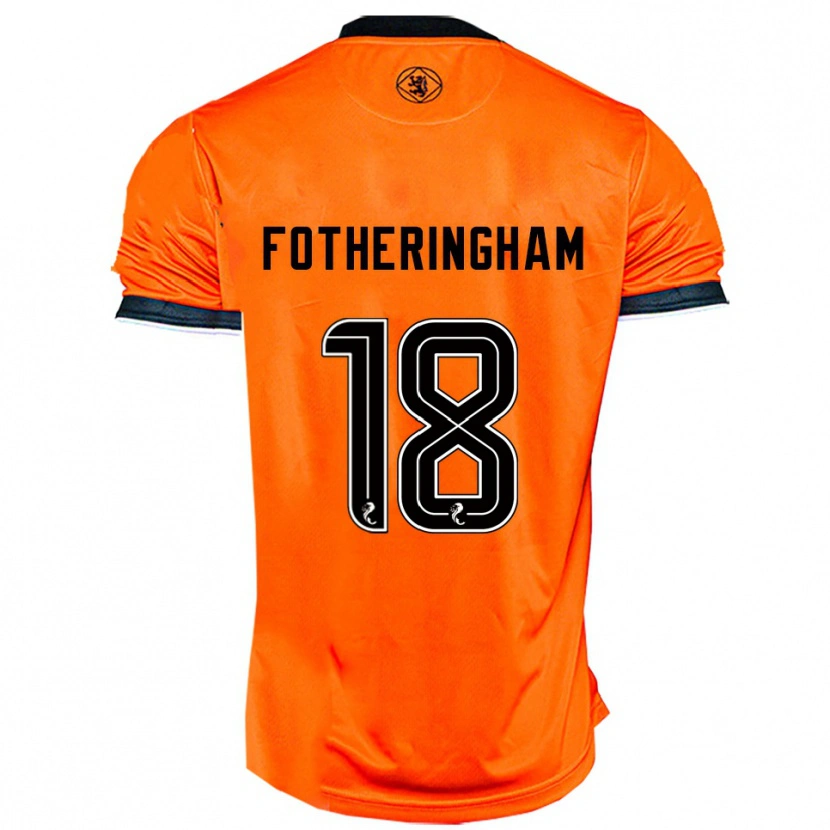 Danxen Herren Kai Fotheringham #18 Orange Schwarz Heimtrikot Trikot 2025/26 T-Shirt