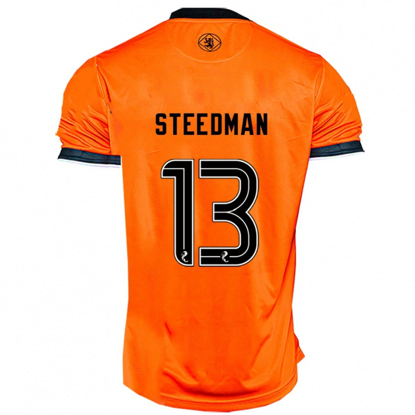 Danxen Herren Morgan Steedman #13 Orange Schwarz Heimtrikot Trikot 2025/26 T-Shirt