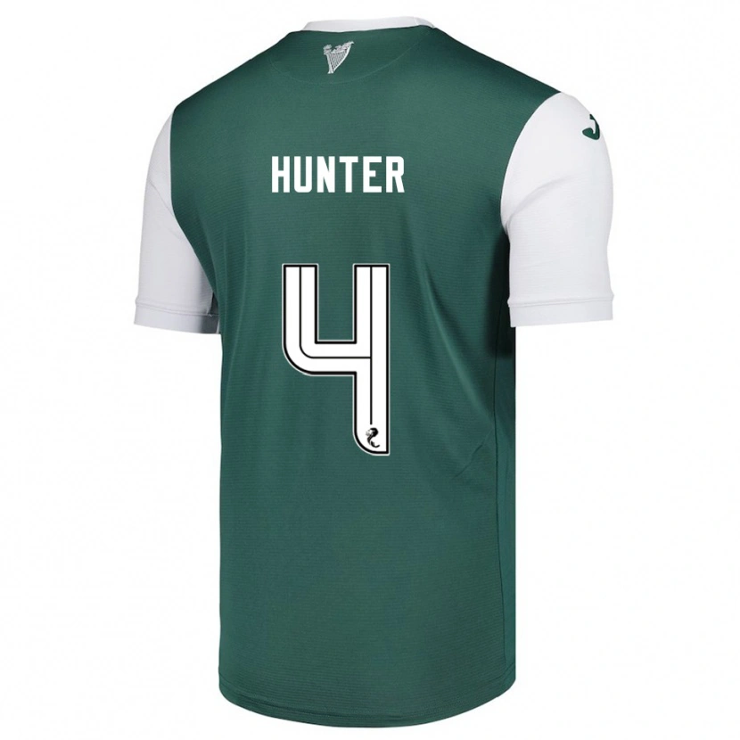 Danxen Herren Siobhan Hunter #4 Grün Weiß Heimtrikot Trikot 2025/26 T-Shirt