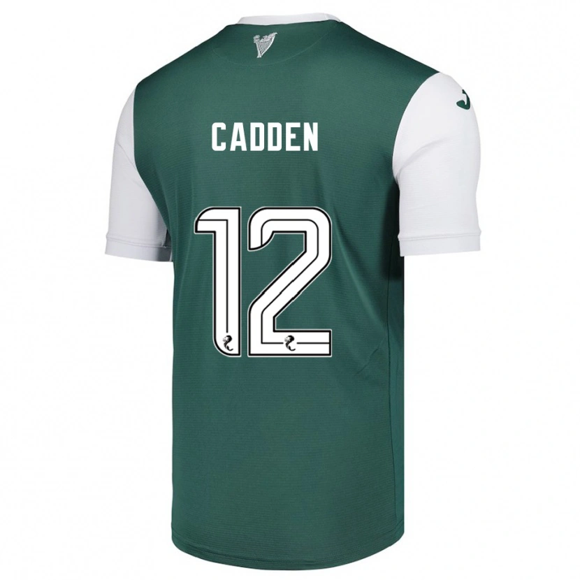 Danxen Herren Chris Cadden #12 Grün Weiß Heimtrikot Trikot 2025/26 T-Shirt