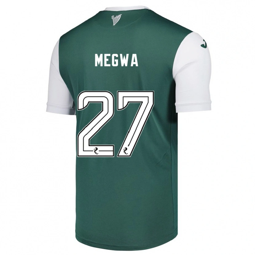 Danxen Herren Kanayo Megwa #27 Grün Weiß Heimtrikot Trikot 2025/26 T-Shirt