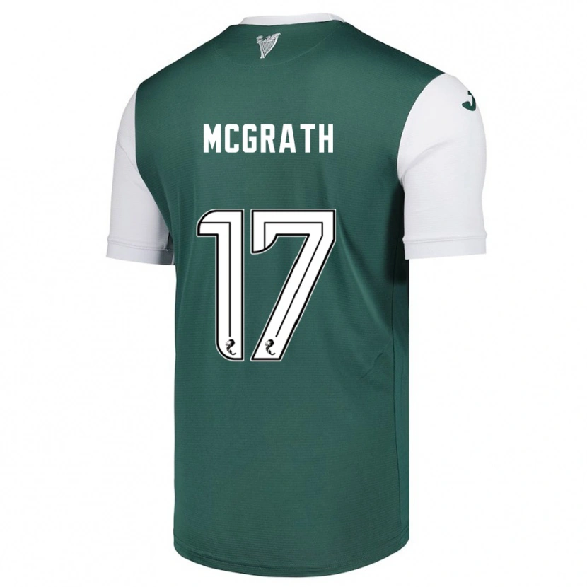 Danxen Herren Jamie Mcgrath #17 Grün Weiß Heimtrikot Trikot 2025/26 T-Shirt