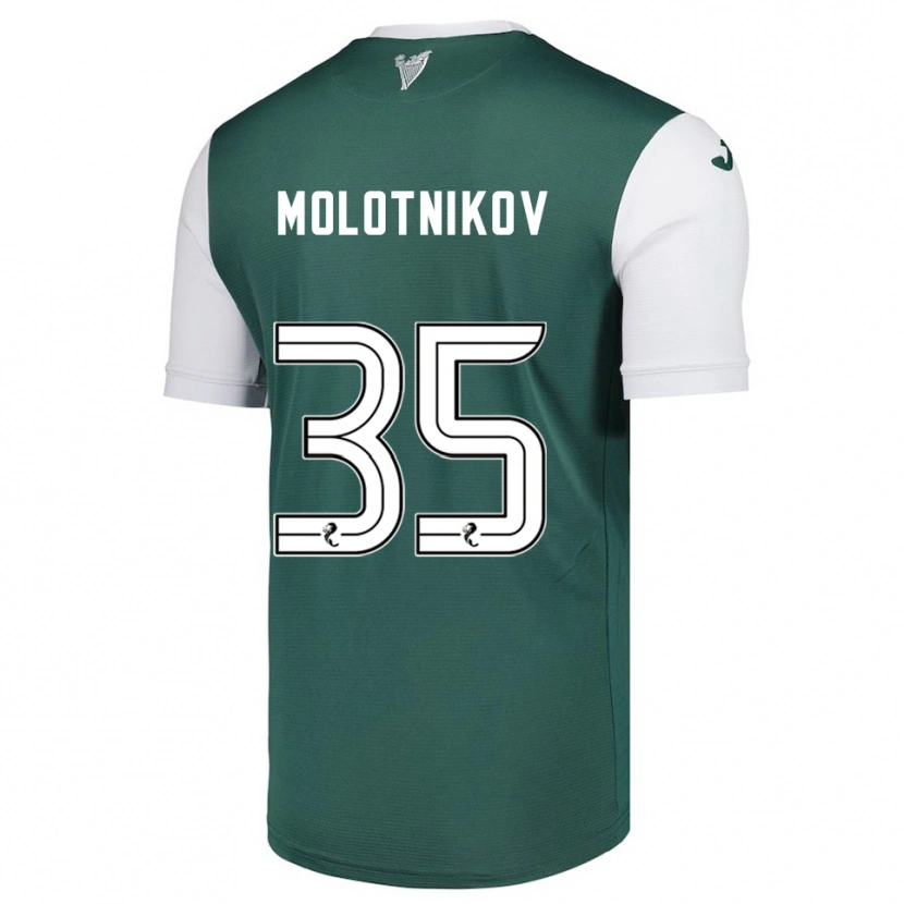 Danxen Herren Rudi Molotnikov #35 Grün Weiß Heimtrikot Trikot 2025/26 T-Shirt