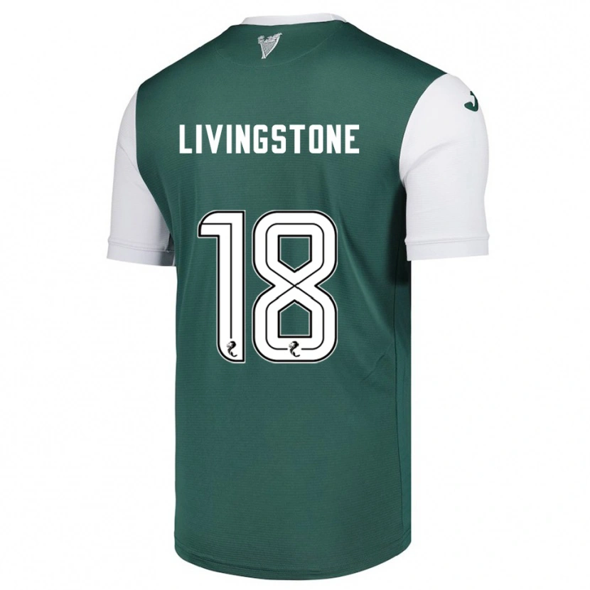 Danxen Herren Rosie Livingstone #18 Grün Weiß Heimtrikot Trikot 2025/26 T-Shirt
