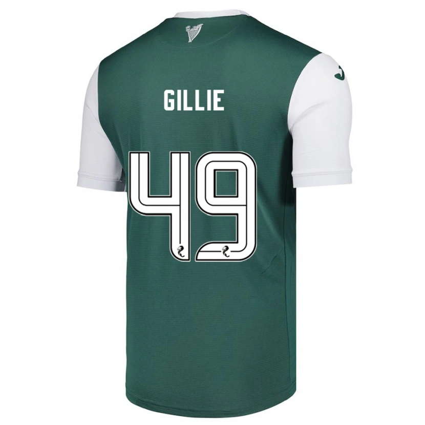 Danxen Herren Lewis Gillie #49 Grün Weiß Heimtrikot Trikot 2025/26 T-Shirt