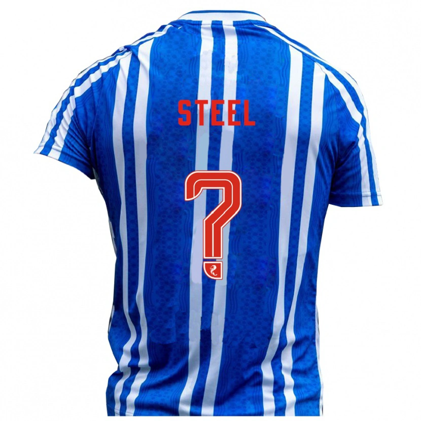 Danxen Herren Lauren Steel #0 Blau Weiß Heimtrikot Trikot 2025/26 T-Shirt