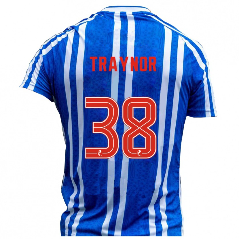 Danxen Herren Archie Traynor #38 Blau Weiß Heimtrikot Trikot 2025/26 T-Shirt