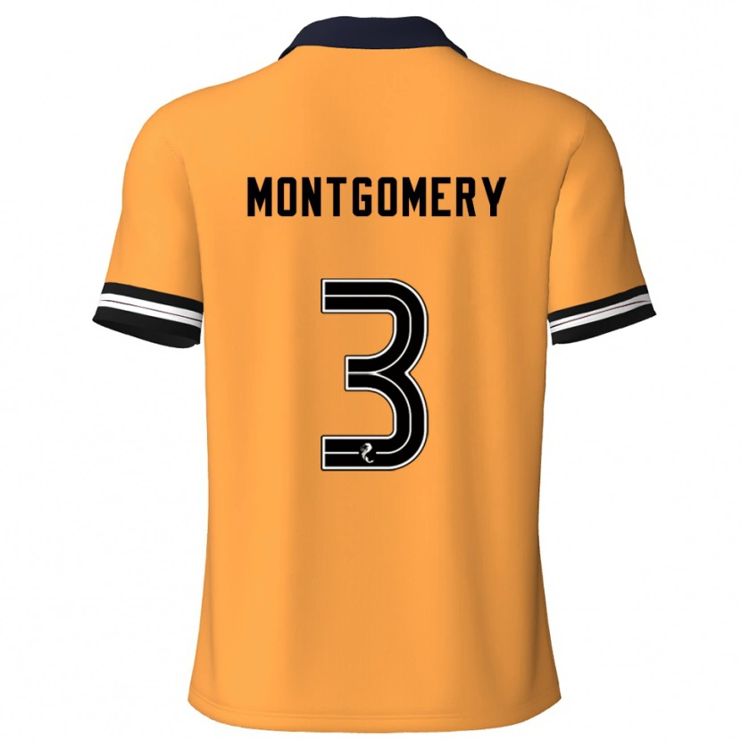 Danxen Herren Adam Montgomery #3 Gelb Schwarz Heimtrikot Trikot 2025/26 T-Shirt