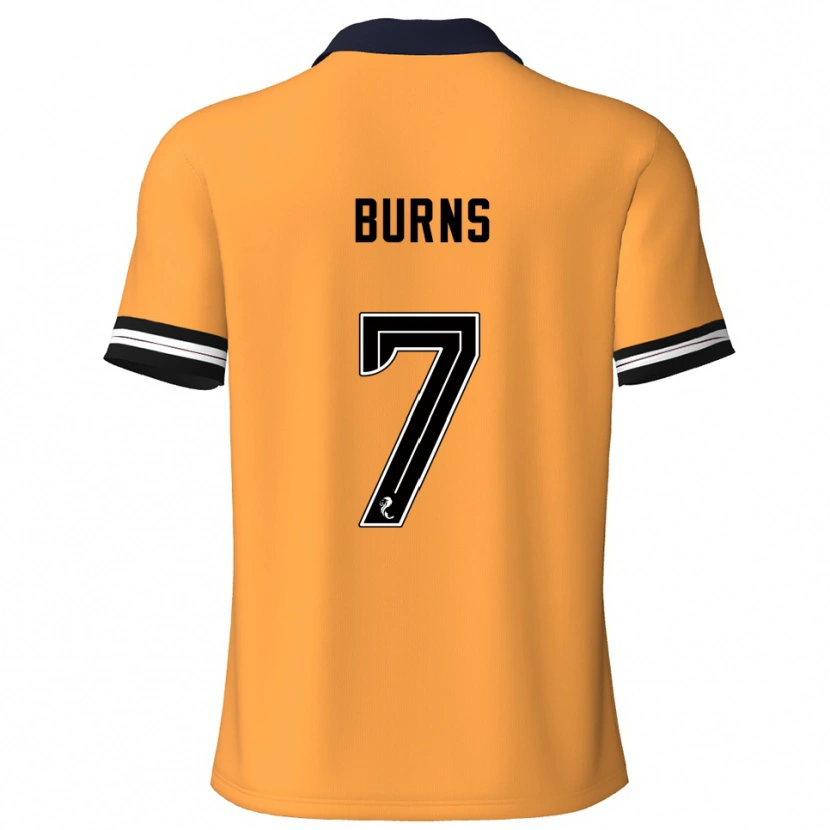 Danxen Herren Erin Burns #7 Gelb Schwarz Heimtrikot Trikot 2025/26 T-Shirt