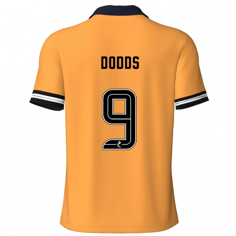 Danxen Herren Jen Dodds #9 Gelb Schwarz Heimtrikot Trikot 2025/26 T-Shirt