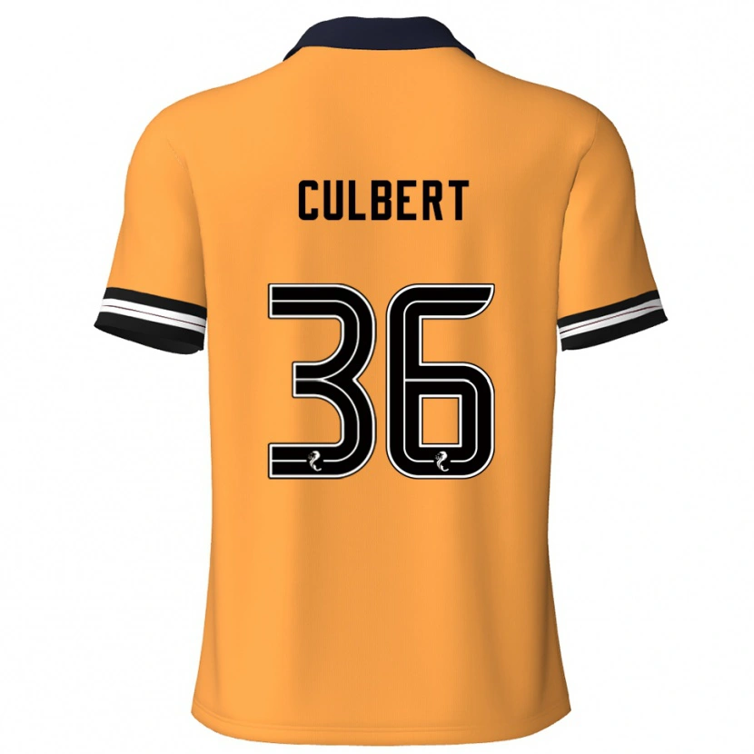 Danxen Herren Sam Culbert #36 Gelb Schwarz Heimtrikot Trikot 2025/26 T-Shirt