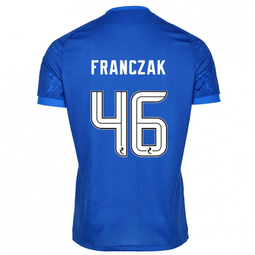 Danxen Herren Franciszek Franczak #46 Blau Weiß Heimtrikot Trikot 2025/26 T-Shirt