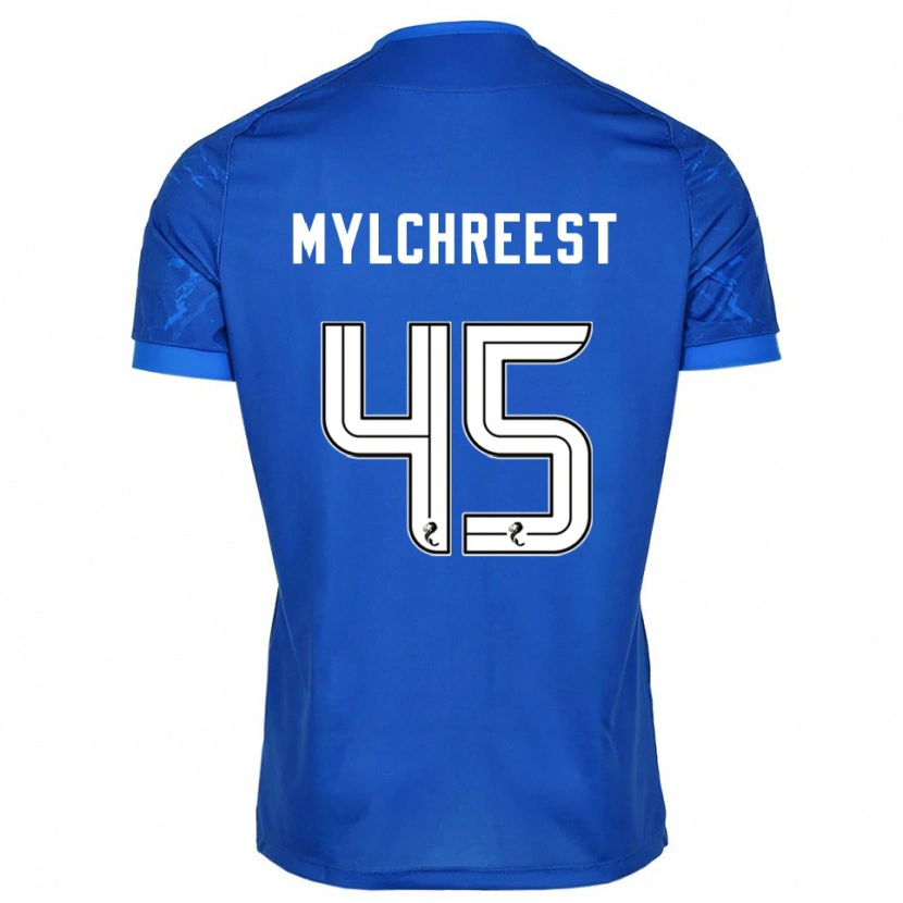 Danxen Herren Jackson Mylchreest #45 Blau Weiß Heimtrikot Trikot 2025/26 T-Shirt