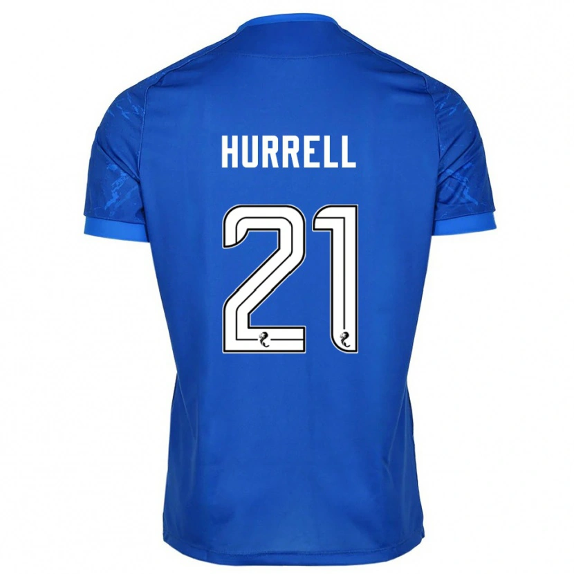 Danxen Herren Olivia Hurrell #21 Blau Weiß Heimtrikot Trikot 2025/26 T-Shirt