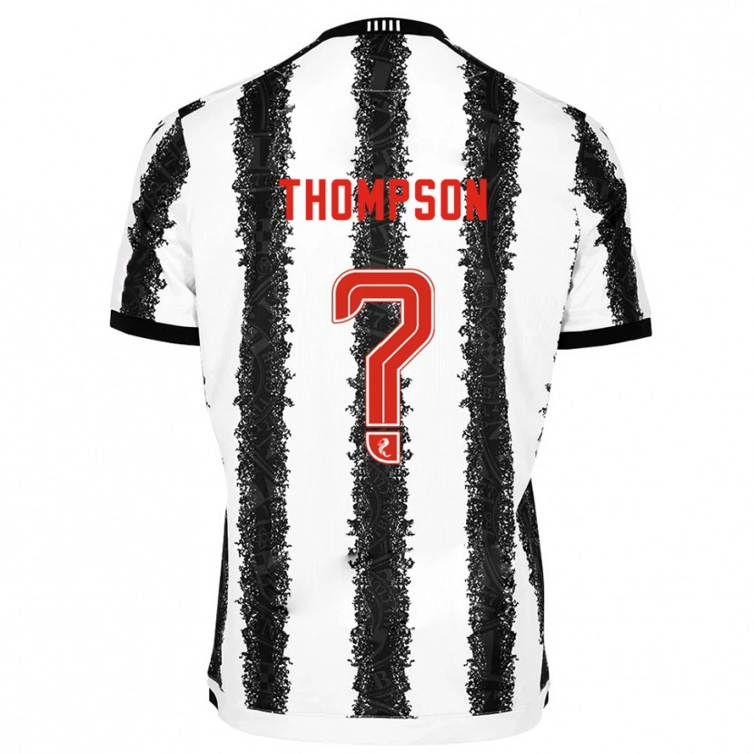 Danxen Herren Struan Thompson #0 Weiß Schwarz Heimtrikot Trikot 2025/26 T-Shirt