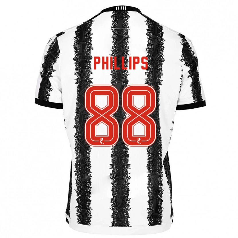 Danxen Herren Killian Phillips #88 Weiß Schwarz Heimtrikot Trikot 2025/26 T-Shirt